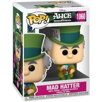 disney: alice 70th anniversary - mad hatter 9cm - funko pop 1060