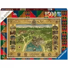 mappa di hogwarts - puzzle 1500 pezzi