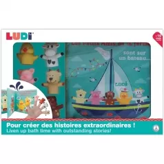 libretto da bagno con marionette da dito