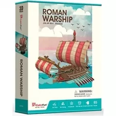 roman warship - puzzle 3d 85 pezzi