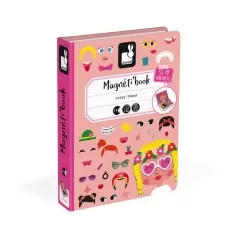 libro magnetico crazy faces ragazza