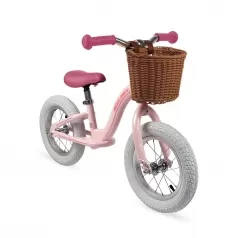 bicicletta vintage senza pedali bikloon metal rosa