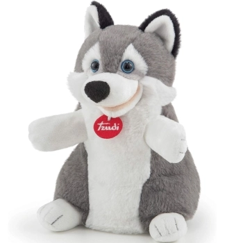 marionetta husky - peluche 25cm