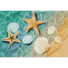 crystal shore - diamond dotz squares dq8.003 41x28cm