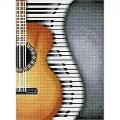 classical jazz - diamond dotz squares dq8.004 30x41cm