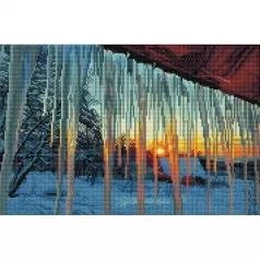 frosty morn - diamond dotz squares dq9.006 47x31cm