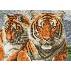 tigers - diamond dotz squares dq10.003 52x37cm