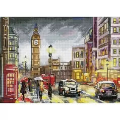 london scene - diamond dotz squares dq10.005 52x37cm