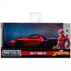 marvel spiderman 2017 ford gt - 1:32 die-cast