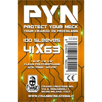 pyn 41x63 - confezione da 100 bustine protettive