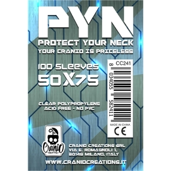pyn 50x75 - confezione da 100 bustine protettive