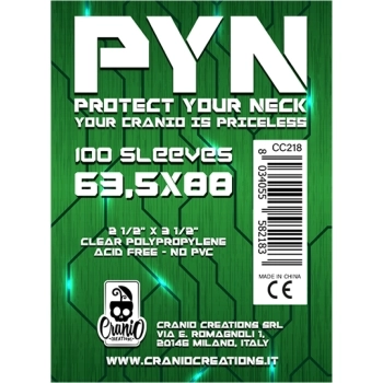 pyn 63,5x88 - confezione da 100 bustine protettive