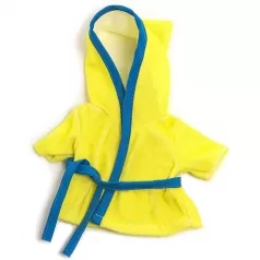 accappatoio per bambole 21cm