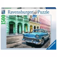 automobili a cuba - puzzle 1500 pezzi