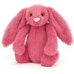 bashful bunny spring rosa  peluche 15cm