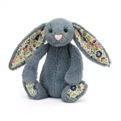 bashful bunny spring blu - peluche 15cm