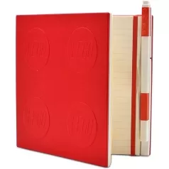 notebook quaderno con 1 penna - colore rosso