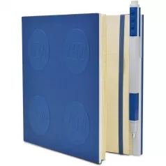 notebook quaderno con 1 penna - colore blu