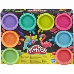 play-doh - set da 8 vasetti colorati