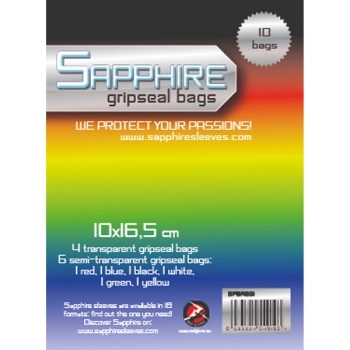 sapphire gripseal bags - 10 bustine richiudibili 1000x1650mm