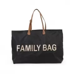 family bag - borsa weekend 55x18x40cm - nero