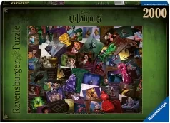 villainous: all villains - puzzle 2000 pezzi