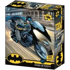 puzzle 3d 500 pezzi - dc comics - batcycle