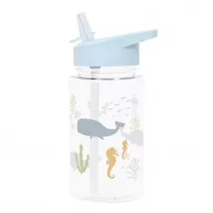borraccia con cannuccia 450 ml - oceano - senza bpa!