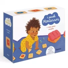 i miei primi incastri. i piccoli montessori. con 4 puzzle in legno