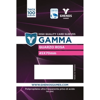 gamma quarzo rosa - 45x70 - bustine protettive 100 pezzi