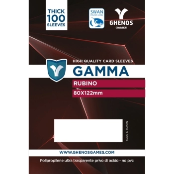 gamma rubino - 80x122 - bustine protettive 100 pezzi