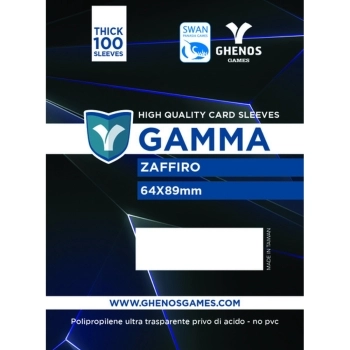 gamma zaffiro - 64x89 - bustine protettive 100 pezzi