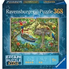 spedizione nella giungla - escape puzzle kids 368 pezzi