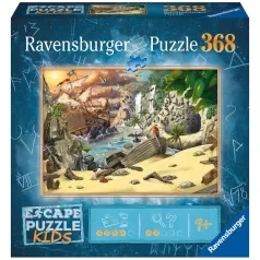 l'avventura dei pirati - escape puzzle kids 368 pezzi