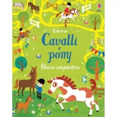 cavalli e pony. blocco enigmistico