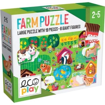 eco play - shapes puzzle farm