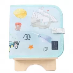 album lavagna sea life - album riutilizzabile piu 4 gessetti zero polvere butterstix