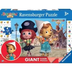 pinocchio - puzzle 24 pezzi pavimento