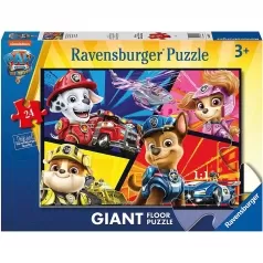 paw patrol movie - puzzle 24 pezzi pavimento