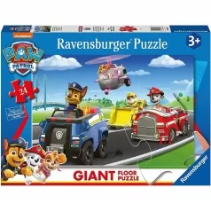 paw patrol - puzzle 24 pezzi pavimento