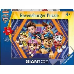paw patrol movie - puzzle 60 pezzi pavimento