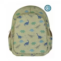 zainetto grande con tasca termica - dinosauri - 27x32x19 cm - mantiene cibi e bevande freschi!