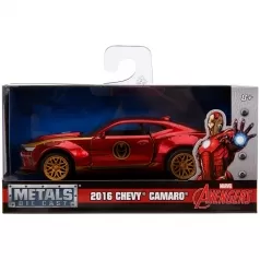 marvel iron man chevy camaro ss del 2016 - 1:32 die-cast