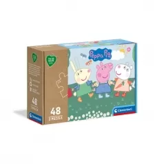 peppa pig - puzzle 3x48 pezzi - play for future