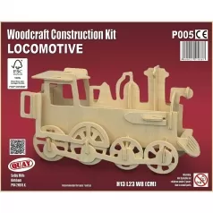 locomotive - kit di costruzioni in legno (certificazione fsc)