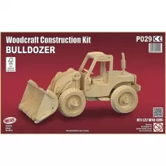 bulldozer - kit di costruzioni in legno (certificazione fsc)