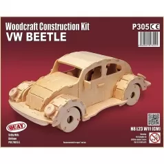  vw beetle - kit di costruzioni in legno (certificazione fsc)