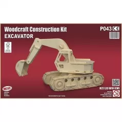 excavator - kit di costruzioni in legno (certificazione fsc)