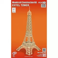 eiffel tower - kit di costruzioni in legno (certificazione fsc)