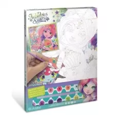 nebulous stars - fatine - pittura coi numeri su tela